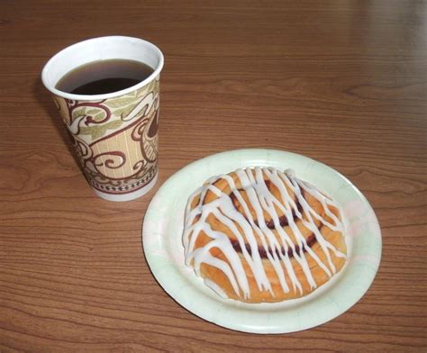 Coffee And Cinnamon Roll Free Stock Photo - Public Domain Pictures