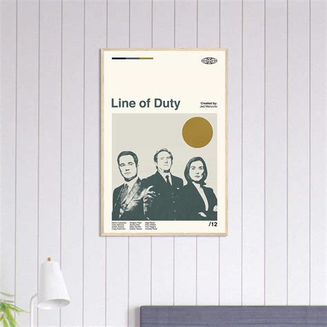 Line of Duty Poster, Jed Mercurio Poster, Movie Poster - Citiesbox