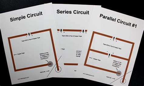 Make Simple, Series and Parallel Paper Circuits | Makerspaces.com