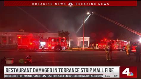 Strip mall fire damages Torrance restaurant – NBC Los Angeles