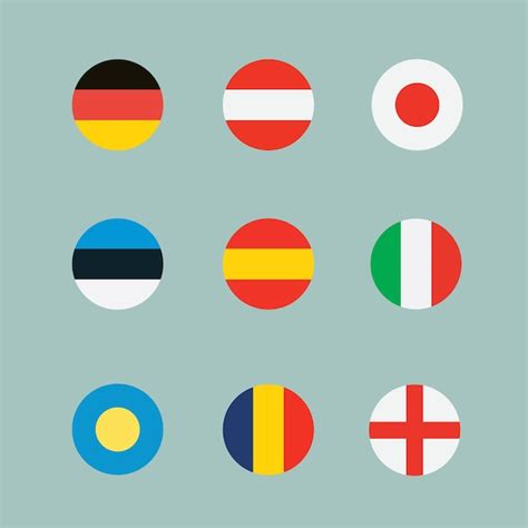 Premium Vector | Countries flags vector