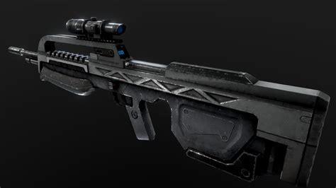 Halo - Battle Rifle - Download Free 3D model by Glitch5970 [0e083ec ...