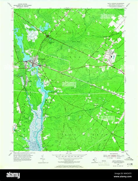 Mays landing map hi-res stock photography and images - Alamy