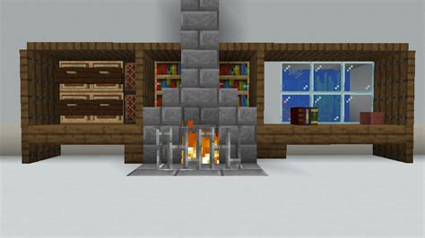 Minecraft Fireplace