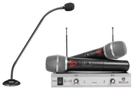 Samson CM20P 20" Podium Microphone Church Altar Mic+2) Handheld ...