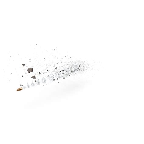 Bullet with Debris Matrix Effect PNG Images & PSDs for Download ...