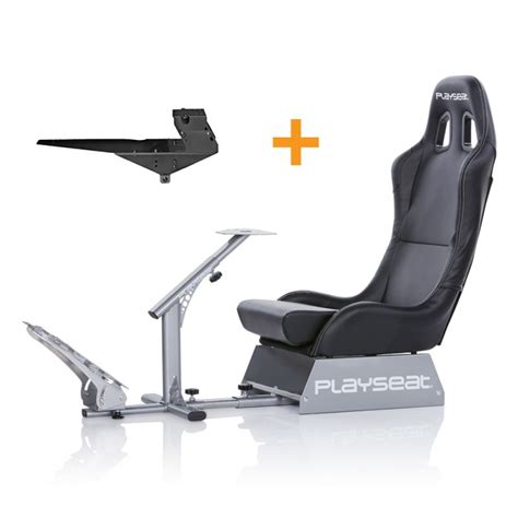 Playseat® Evolution Black + Gearshift Holder Pro - BeRacer.com