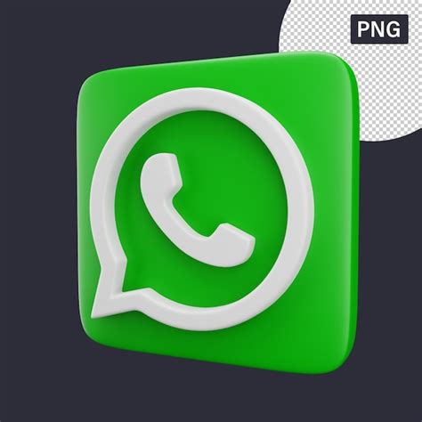 Premium PSD | Whatsapp logo design