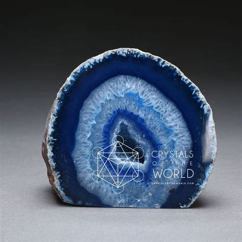 Agate Geodes - Blue - Crystals of the World