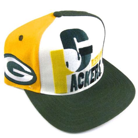 Vintage Green Bay Packers Snapback Hat NWT NFL Football 90s – For All To Envy