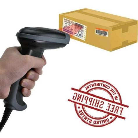 10X Automatic Barcode Scanner Gun Handheld Laser Reader