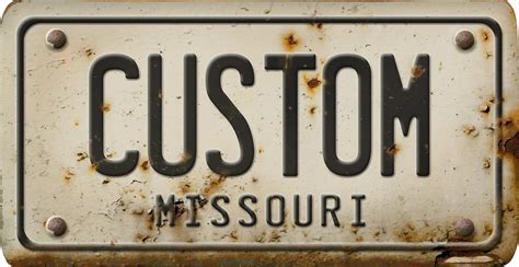 Missouri License Plate Custom – Spicher and Company