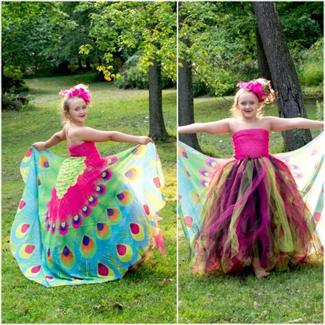 Peacock Costume Kids Halloween Costume Blue Bird Tutu Dress - Etsy