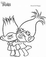 Trolls Movie Coloring Pages  Best For Kids sketch template