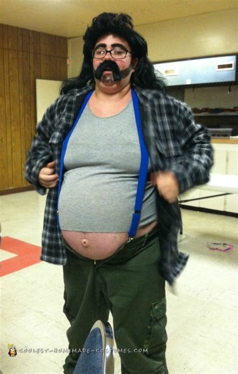 Beer Belly Hillbilly Costume Idea for a Pregnant Woman