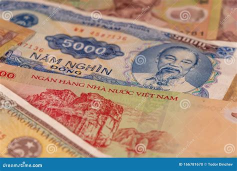 Vietnamese Dong, VND Banknotes. Vietnam, VN Stock Photo - Image of currency, investment: 166781670