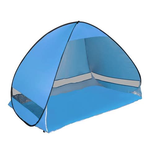 Automatic Pop up Beach Sun Shade Tent Portable Shade Canopy 2-3 Person Blue - Walmart.com ...