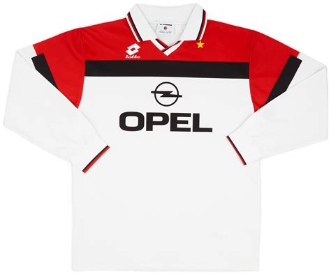 1994-95 AC Milan Away L/S Shirt - 8/10 - (L)