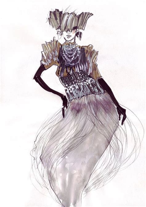 Fashion illustrations done in pencil, watercolors, markers and ink | Fashion illustration ...