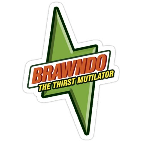 "Brawndo Logo" Stickers by CaptainBumBum | Redbubble