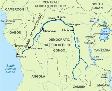 Rio Congo Mapa | Mapa