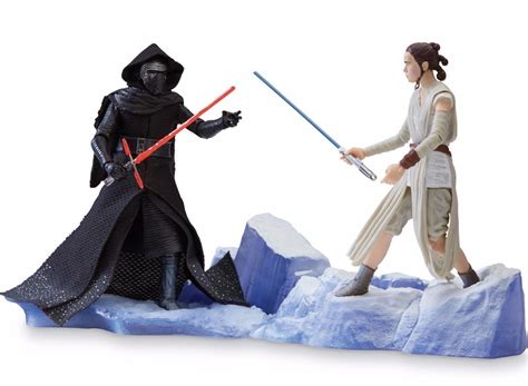 KYLO REN VS REY STAR WARS EP7 Force Awakens Black Series 6" Starkiller Snow Base | eBay