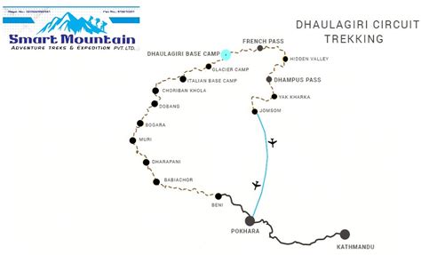 Dhaulagiri Circuit Trek-17 Days Elevations is 5,360 M/17,688/ft, – Smart Mountain Adventure