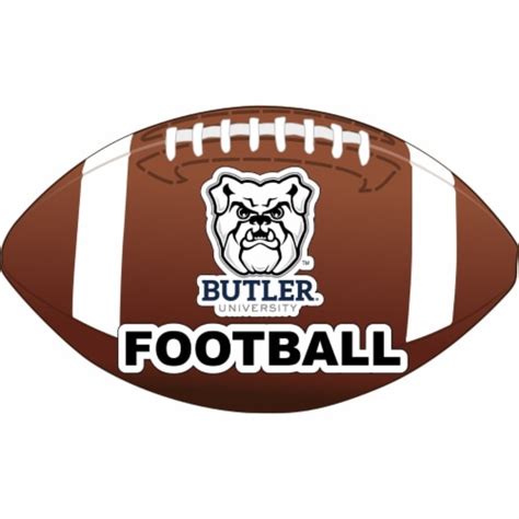 Butler Bulldogs 4-Inch Round Football Ncaa Gridiron Glory Vinyl Decal ...