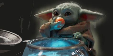 The Mandalorian Fixes Baby Yoda Eating Frog Lady's Eggs