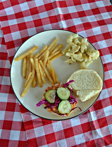 BBQ Chicken Sandwiches with Slaw - Hezzi-D's Books and Cooks