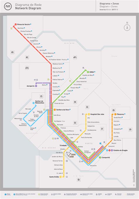 Mapa Metro Oporto