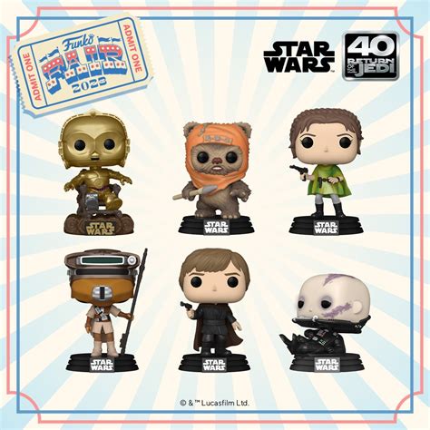 Star Wars: Return of the Jedi™ 40th Anniversary Funko Pops! - Star Wars ...