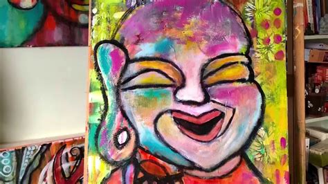 Painting the Laughing Buddha - YouTube