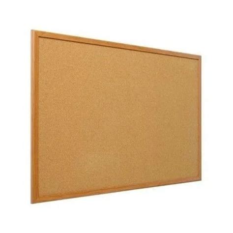 Brown Color Rectangular Shape Cork Notice Board at Best Price in Vadodara | Nisha Display System