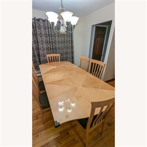 Imported Solid Wood Italian Table and Chairs - AptDeco