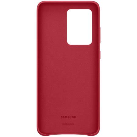 Official Samsung Galaxy S20 Ultra Leather Cover Case - Red