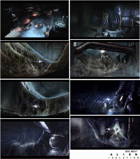 Alien: Isolation Concept Art by Brad Wright | Concept Art World