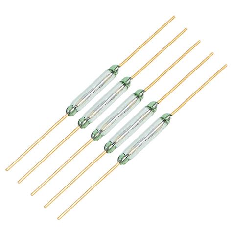 INVENTO 10Pcs Digital Magnetic Reed Switch Sensor SPST 2 Pins NO for ...