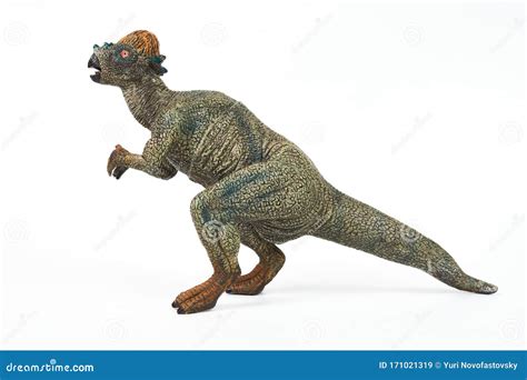 Dinosaur Rubber Toy Isolated on White Stock Image - Image of dragon ...