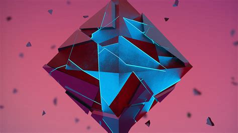 Wallpaper : abstract, 3D Abstract, digital art, artwork, geometry, geometric figures 1920x1080 ...