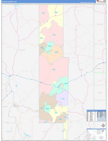 Navajo Nation County Map