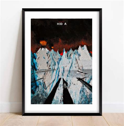 Radiohead Kid A Album Art, Limited Edition 100 Prints, Canvas Poster ...