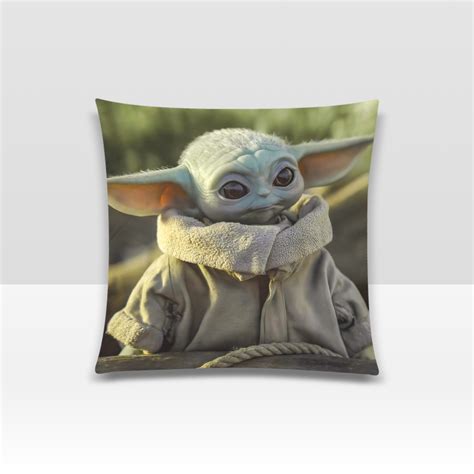 Baby Yoda Pillow Case (2 Sided Print) - Inspire Uplift