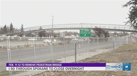 Magnolia St. Bridge demolition to cause I-90 closure | krem.com