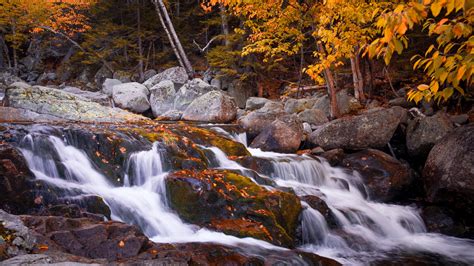 Waterfall In Fall Free Stock Photo - Public Domain Pictures