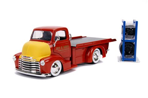 Jada Toys 1:24 Scale 1952 Chevy Coe Flatbed Truck Play Vehicle - Walmart.com - Walmart.com