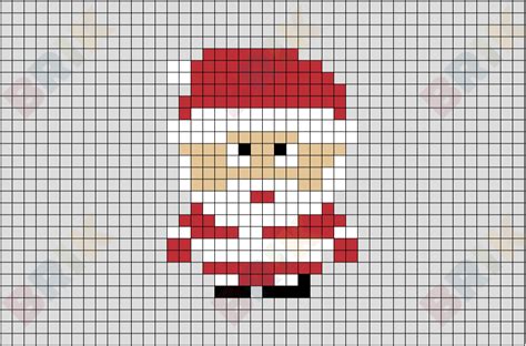 Santa Pixel Art | Cross stitch patterns christmas, Holiday cross stitch, Christmas cross stitch