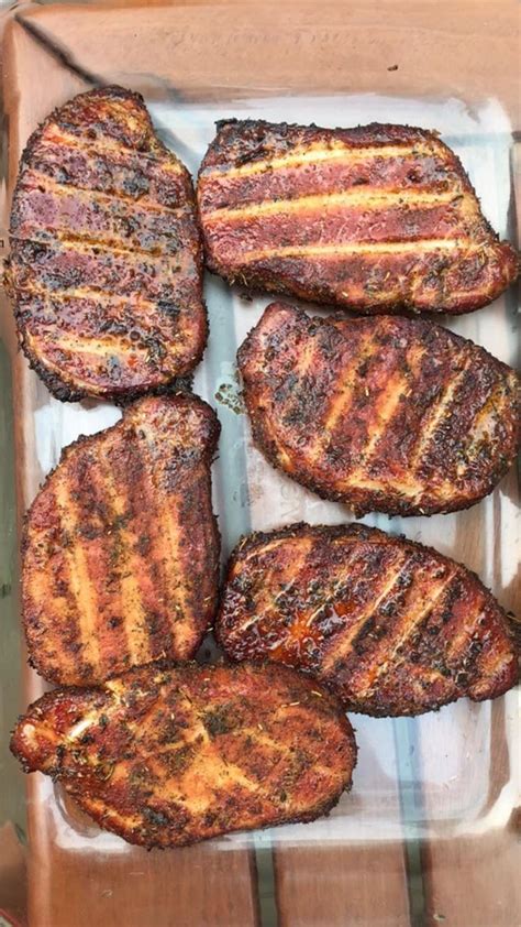 [Homemade] Hickory smoked pork chops : food