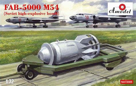 FAB-5000 M54 (Soviet high-explosive bomb) model do sklejania A-Model ...