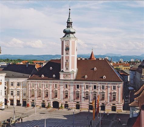 Stadhuis (City Hall) St. Pölten (Oostenrijk, Austria) | Rathaus ...